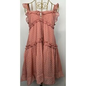 Patrons Of Peace Dress Women's Med‎ Mulberry Pink Sleeveless Lined New W/Tag